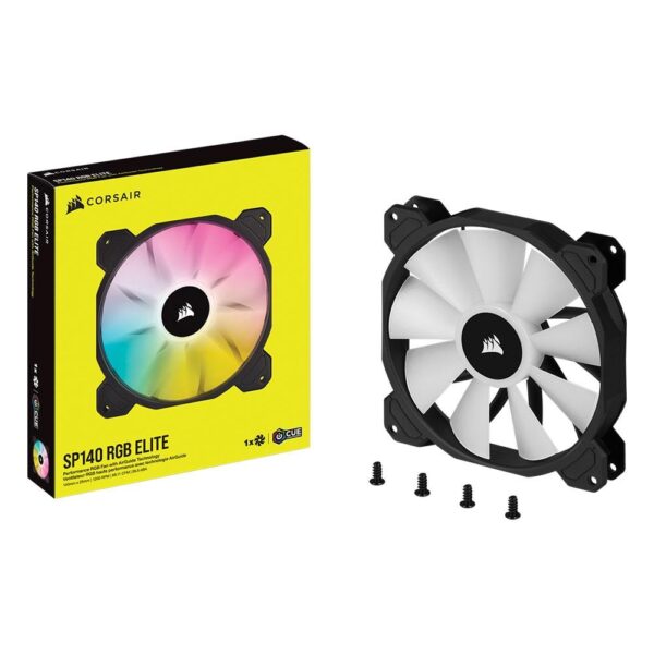 Cooler FAN Corsair iCUE SP140 Elite Performance, RGB, 140mm, Preto - CO-9050110-WW